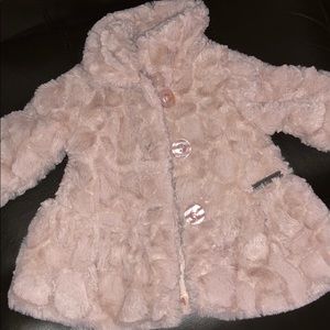 Calvin Klein fur coat